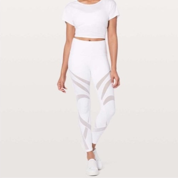 White lululemon leggings - Picture 2 of 7